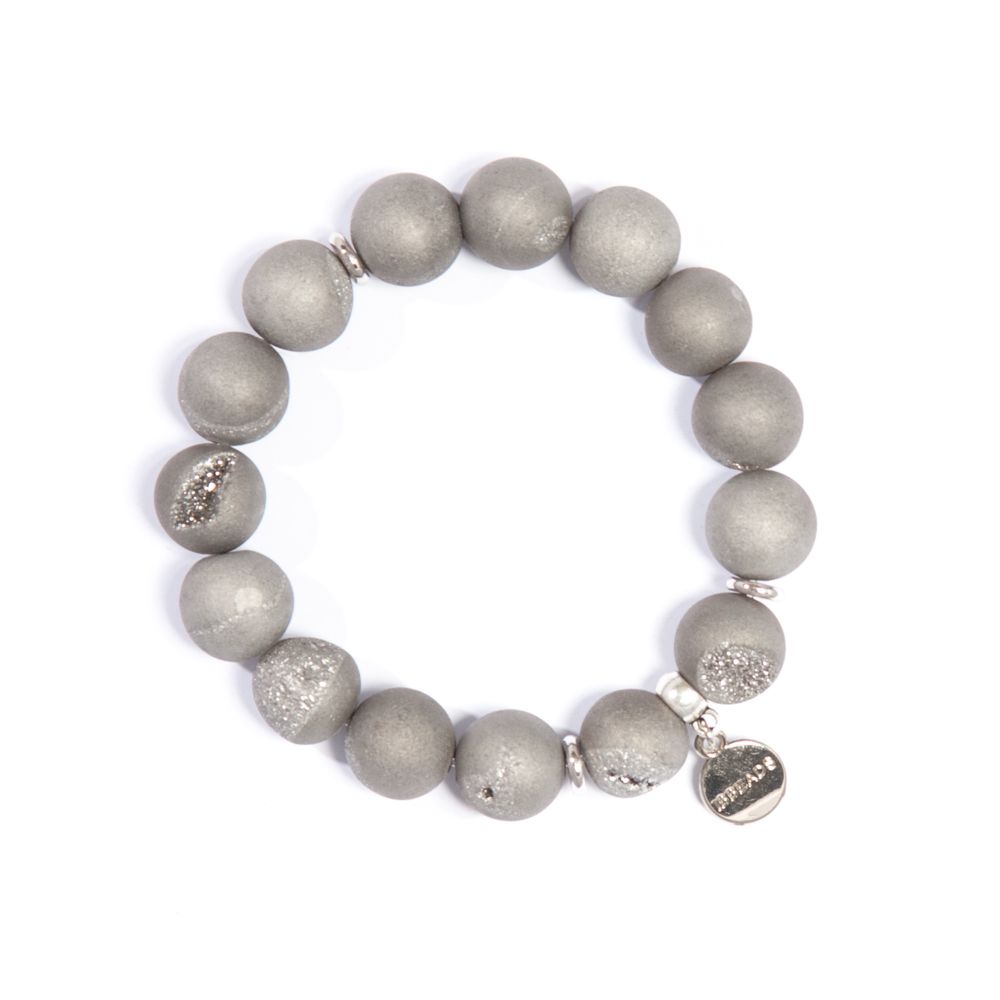 GREY DRUZY AGATE